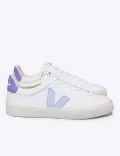 Veja Campo Canvas - White Swan Lavande -The Sports Edit veja w campo canvas trainers white swan lavande CA0103500 4