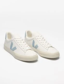 Veja Campo Leather - White Steel -The Sports Edit veja w campo leather trainers white steel cp0520784 2