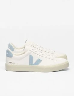 Veja Campo Leather - White Steel -The Sports Edit veja w campo leather trainers white steel cp0520784 3