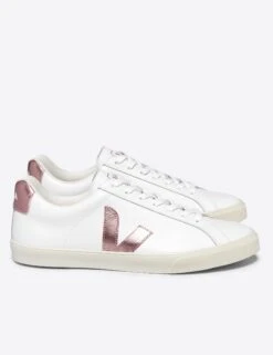 Veja Esplar Leather - White Nacre -The Sports Edit veja w esplar leather trainers white nacre EO0203512 4