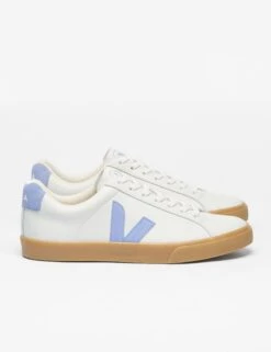 Veja Esplar Leather - White Olympe Natural 8 Veja Esplar Leather - White Olympe Natural -The Sports Edit veja w esplar leather trainers white olympe natural eo0220765 3
