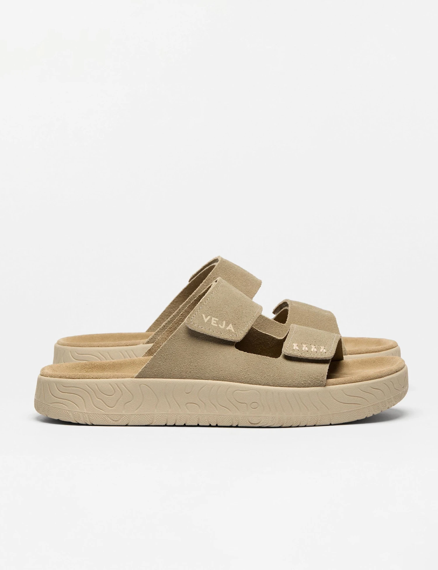 Veja Etna Suede Sandal - Taupe Almond 4 Veja Etna Suede Sandal - Taupe Almond - Image 2
