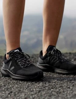 Veja Marlin V-Knit - Full Black 14 Veja Marlin V-Knit - Full Black -The Sports Edit veja w marlin v knit trainers full black 1