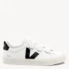 Veja Recife Leather - White Black 1 Veja Recife Leather - White Black -The Sports Edit veja w recife leather trainers white black RC0502790 1