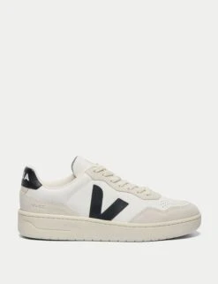 Veja V-90 Leather - White Black