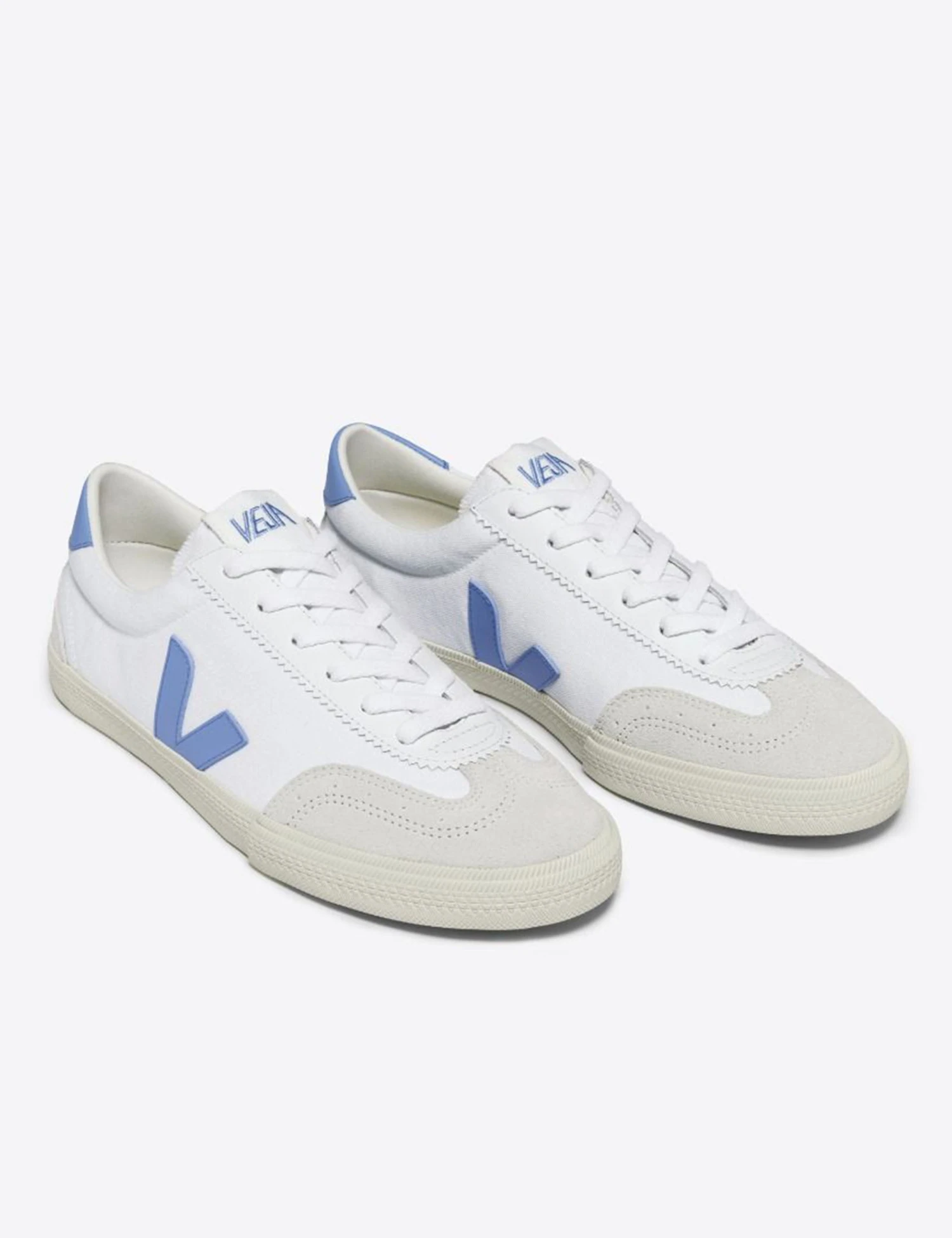 Veja Volley Canvas - White Aqua 6 Veja Volley Canvas - White Aqua - Image 4