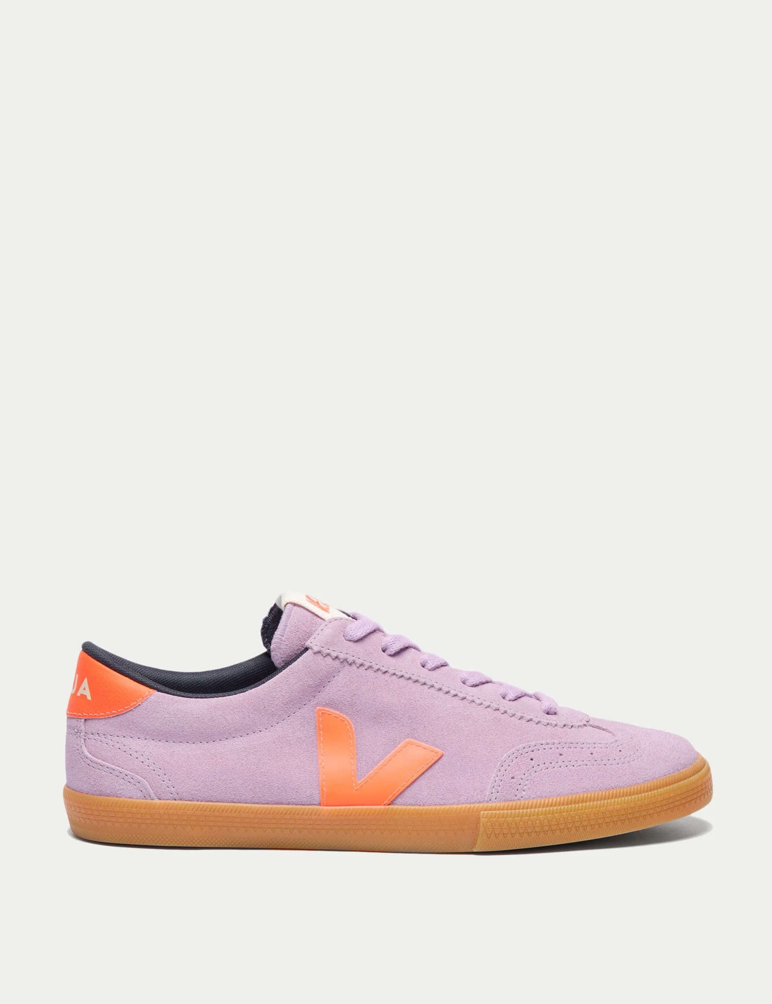 Veja Volley Suede - Orchid Fury Natural 3 Veja Volley Suede - Orchid Fury Natural