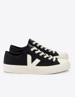 Veja Wata II Low Canvas - Black Pierre 8 Veja Wata II Low Canvas - Black Pierre -The Sports Edit veja w wata ii low canvas trainers black pierre PL0101397 2