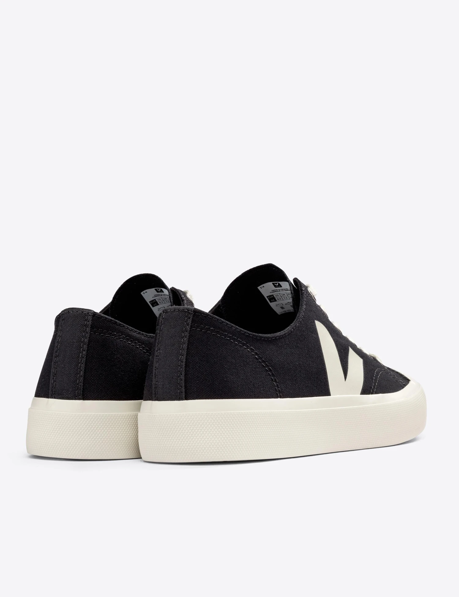 Veja Wata II Low Canvas - Black Pierre 6 Veja Wata II Low Canvas - Black Pierre - Image 4