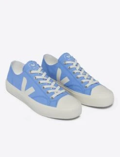Veja Wata II Low Canvas - Aqua Pierre -The Sports Edit veja w wata ii low trainers aqua pierre PL0103515 3