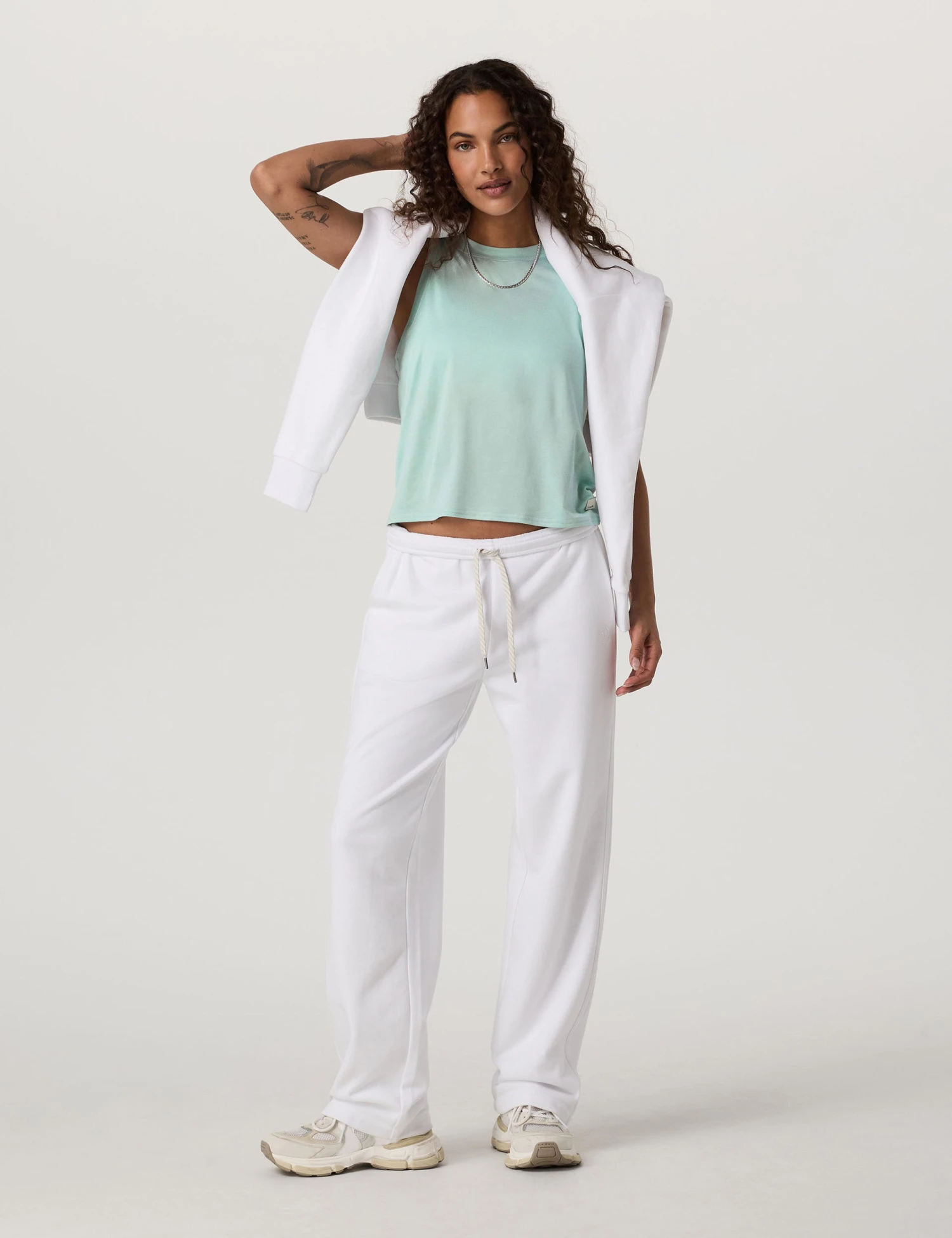 Vuori Energy Top - Spearmint Heather 9 Vuori Energy Top - Spearmint Heather - Image 7