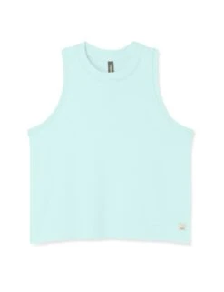 Vuori Energy Top - Spearmint Heather 17 Vuori Energy Top - Spearmint Heather -The Sports Edit vuori energy top spearmint heather vw123smh 4