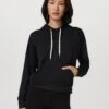 Vuori Halo Modern Pullover Hoodie - Black Heather -The Sports Edit vuori halo modern pullover hoodie black heather vw2041hbk 1