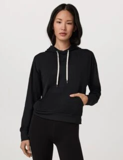 Vuori Halo Modern Pullover Hoodie - Black Heather