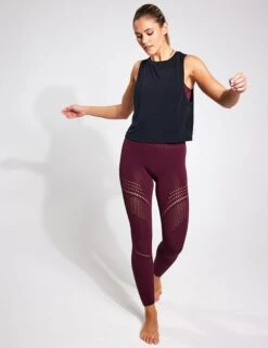 Crop It Tank - Black -The Sports Edit ymo crop it tank black 3