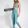 Daybreak Full Length Legging - Jade -The Sports Edit ymo daybreak full length legging jade 3