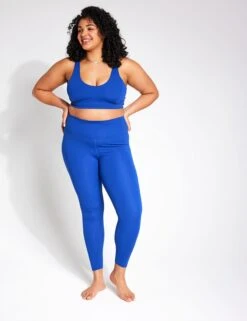 Daybreak Full Length Legging - Mazarine Blue -The Sports Edit ymo daybreak full length legging mazarine blue 2